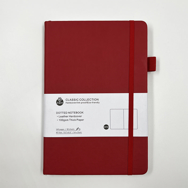 Paper al por mayor A5 Strap Business Office Book Student Ledger Notebook